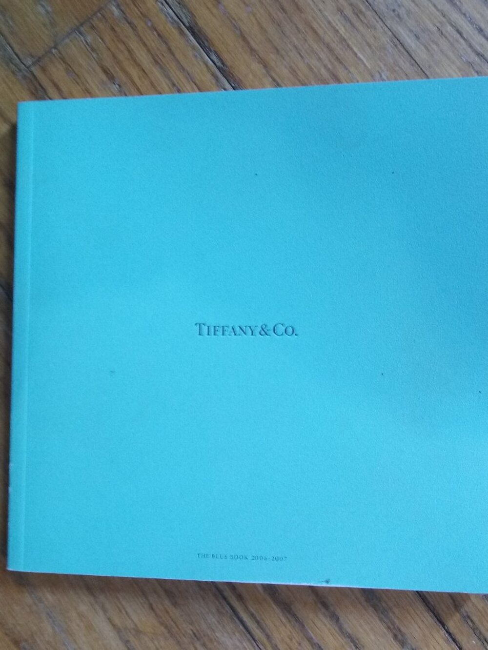 Tiffany & Company 2006-2007 Blue Book  6.75” x 6.75”